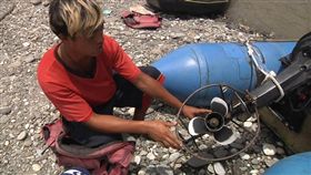 花蓮,泛舟,救生艇,螺旋槳,割傷,秀姑巒溪（圖／翻攝畫面）