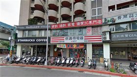 台北市內湖區星巴克門市外觀（翻攝自Google Map）