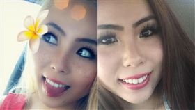 ▲伊琳娜胸前波濤洶湧。（圖／翻攝自臉書）