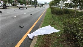 泰國,車禍,騎士,時速,曼谷,重機(圖/翻攝自Sakchai Chouywan臉書)