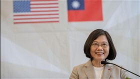 蔡英文總統於當地時間18日晚間出席休士頓僑界晚宴。（圖／總統府提供）