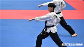 亞運,中華隊,跆拳道品勢,陳靖（圖／記者王怡翔攝）