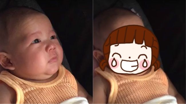 媽笑：越來越胖！寶寶這反應笑翻網友
