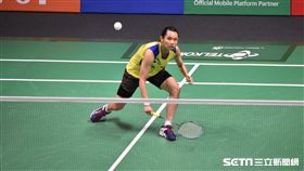 雅加達女子團體賽迎戰泰國，戴資穎出戰依瑟儂。（圖／記者王怡翔攝）
