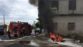 高雄,縱火,機車火警,離婚,家暴,吵架,公共危險,毀損（圖／翻攝畫面）