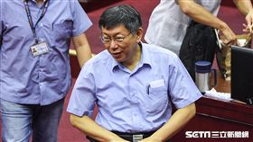 台北市長柯文哲出席專案報告。 （圖／記者林敬旻攝）