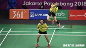 羽球女雙許雅晴／吳玓蓉。（圖／記者王怡翔攝）