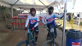 ▲江勝山獲得亞運登山車下坡賽銀牌。（圖／教練楊東蓁提供）