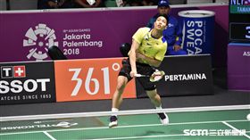 羽球男子團體周天成。（圖／記者王怡翔攝）