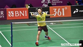 亞運羽球男子團體王子維。（圖／記者王怡翔攝）