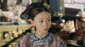 《延禧攻略》魏瓔珞／嫻妃。吳謹言／佘詩曼。（愛奇藝台灣站提供）