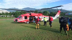 花蓮,馬博橫斷,喀西帕南山,救難隊員,空勤總隊。翻攝畫面