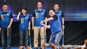 國民黨台北市長參選人丁守中出席國民黨全代會。 （圖／記者林敬旻攝）