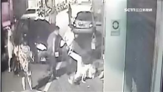 按喇叭辱罵爆衝突　3男上演全武行！