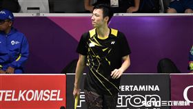 羽球團賽男單王子維。（圖／記者王怡翔攝）