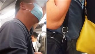 火車狼下體頂女磨蹭搖動　影片讓人怒