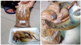 泰國一名女子在超市買一袋醃魚，打開後驚現一隻醃老鼠（圖／翻攝自เสียงประชาชน คนภูเก็ต臉書）
