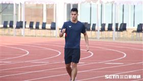 ▲楊俊瀚在雅加達練習。（圖／記者蕭保祥攝）