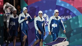 林建良、黃硯歆、安廷耀、王郁濂聯手改寫男子400公尺自由式接力全國紀錄。（圖／中華奧會提供） 