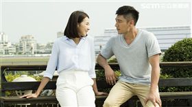 楊晴(楊晴飾)與宋志強(羅平飾) 聊著各自的感情觀。（圖／TVBS提供）