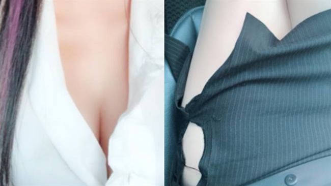 學校簡報！女鈕扣噴飛低胸炸裂好尷尬