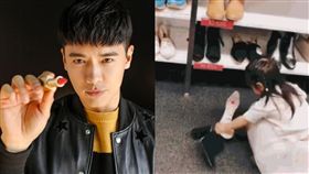 高雲翔,董璇,小酒窩,高跟鞋,家教(圖/翻攝自微博)