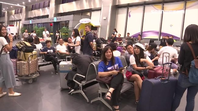 班機偏離跑道　台中機場關閉旅客怨