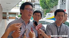 民進黨台北市長參選人姚文智,談柯文哲認同卡(圖/記者李英婷攝)