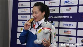 亞運,中華隊,舉重,郭婞淳（圖／記者蕭保祥攝影）
