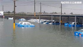 水淹中台灣…嘉義成水鄉澤國　30輛教練車全變泡水車