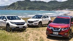 挑戰國產霸主(上) Nissan X-Trail vs. Honda CR-V vs. Hyundai Tucson（圖／車訊網）