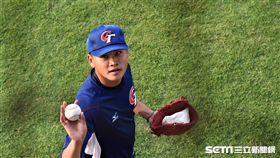 亞運中華棒球隊投手林樺慶。（圖／記者王怡翔攝）