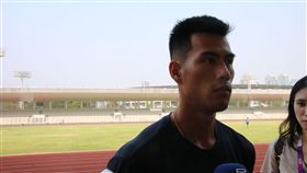 ▲楊俊瀚受訪。（圖／記者蕭保祥攝）