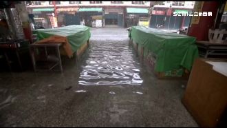 新港「威尼斯」！奉天宮廟前水淹小腿