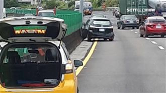 美女議員國道挨撞　驚魂畫面曝光！