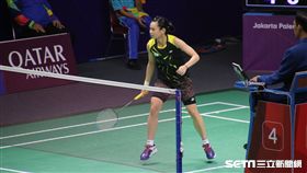 ▲戴資穎順利晉級雅加達亞運8強。（圖／記者蕭保祥攝）