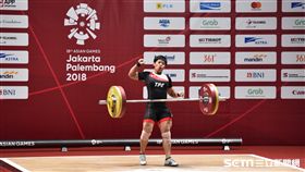 舉重選手洪萬庭。（圖／記者王怡翔攝）