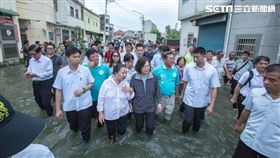 熱低壓,暴雨,總統,蔡英文,勘災,國軍,張花冠,嘉義