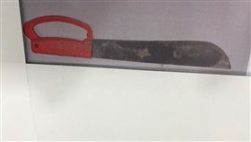 新北,永和,中正橋,分屍,河堤永和,凶器（圖／翻攝畫面）
