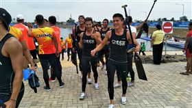 中華龍舟隊在男子500公尺摘金。（圖／中華奧會提供）