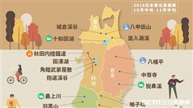 賞楓,日本東北賞楓熱點推薦。（圖／易遊網提供）