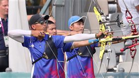 中華射箭反曲弓男團。（資料照／中央社）