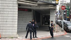 台北市刑警大隊特勤中隊石姓隊員演練時不慎受傷（楊忠翰攝）