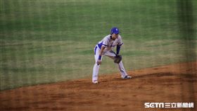 ▲韓國隊游擊手金河成。（圖／記者蕭保祥攝影）