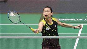 亞運羽球戴資穎直落二進決賽  台灣史上第一人世界球后戴資穎（圖）27日在2018雅加達—巨港亞運羽球女單4強賽，以直落二橫掃印度名將賽娜（Saina Nehwal），成為中華羽球史上，首名挺進亞運單打金牌戰的球員。中央社記者吳翊寧攝  107年8月27日