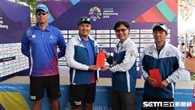 複合弓台灣組合陳怡瑄、潘宇平拿下金牌。（圖／記者王怡翔攝）