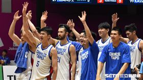 雅加達亞運中華男籃擊敗敘利亞錢進四強。（圖／記者王怡翔攝）