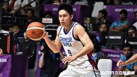 雅加達亞運中華男籃陳盈駿。（圖／記者王怡翔攝影)  
	            

