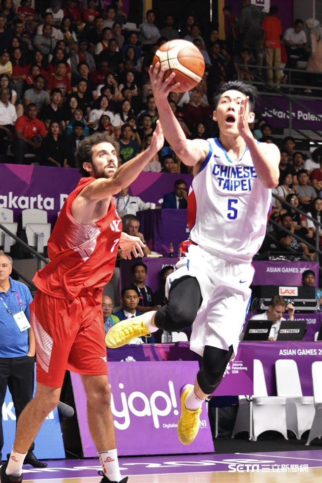 雅加達亞運中華男籃劉錚。（圖／記者王怡翔攝）
