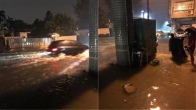 高雄,淹水,豪雨,爆廢公社,警戒,水利局,颱風,爆料公社,三多商圈 圖／翻攝自爆料公社 https://goo.gl/c97XuF